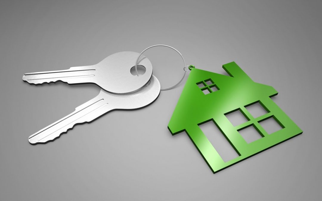sliver keys on Green House Keyring