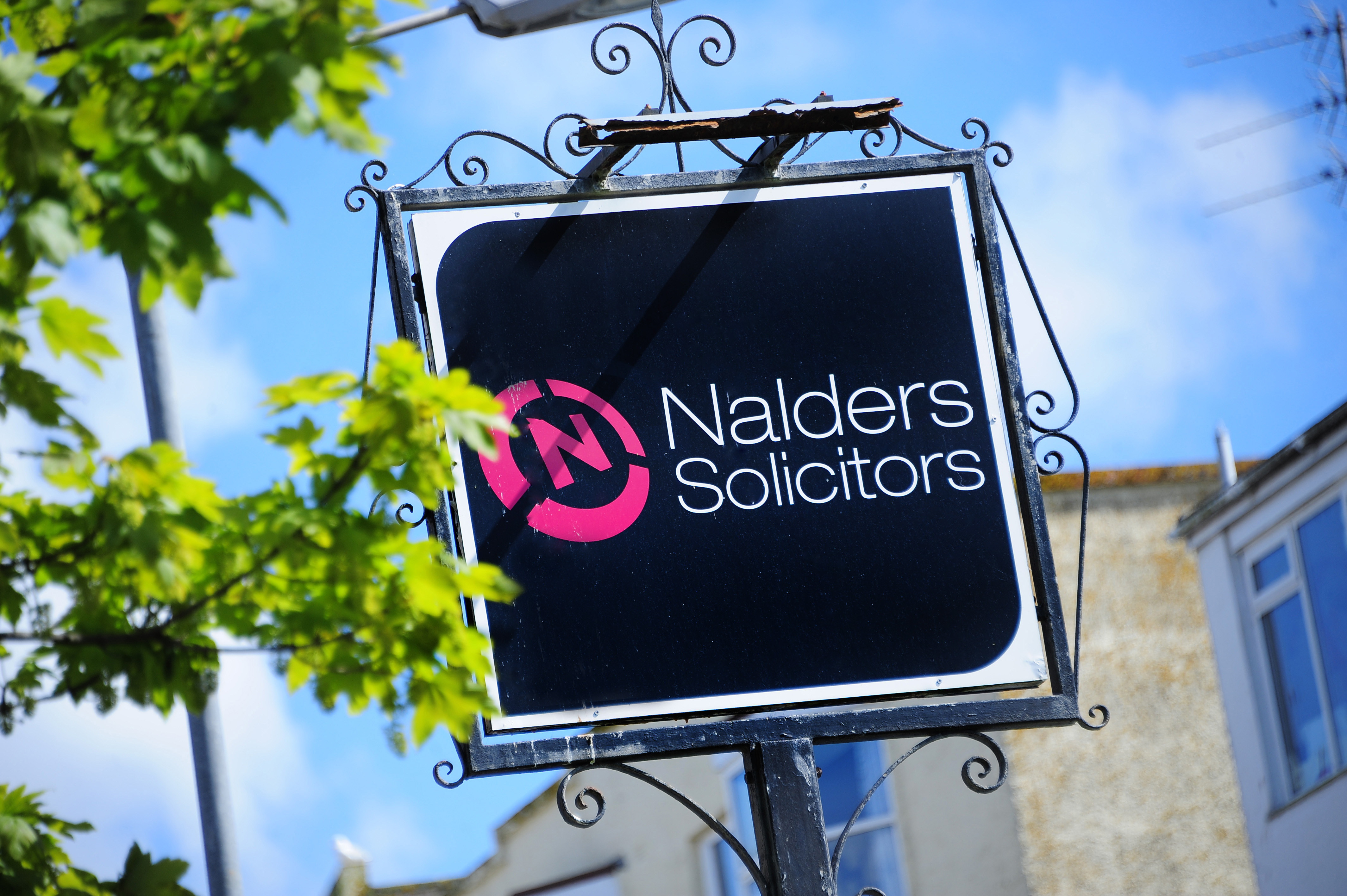 Picture of Nalder's Solicitors sign