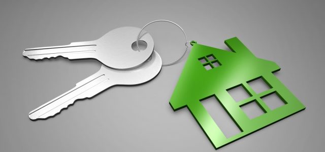 sliver keys on Green House Keyring