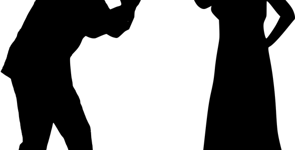 silhouette domestic violence