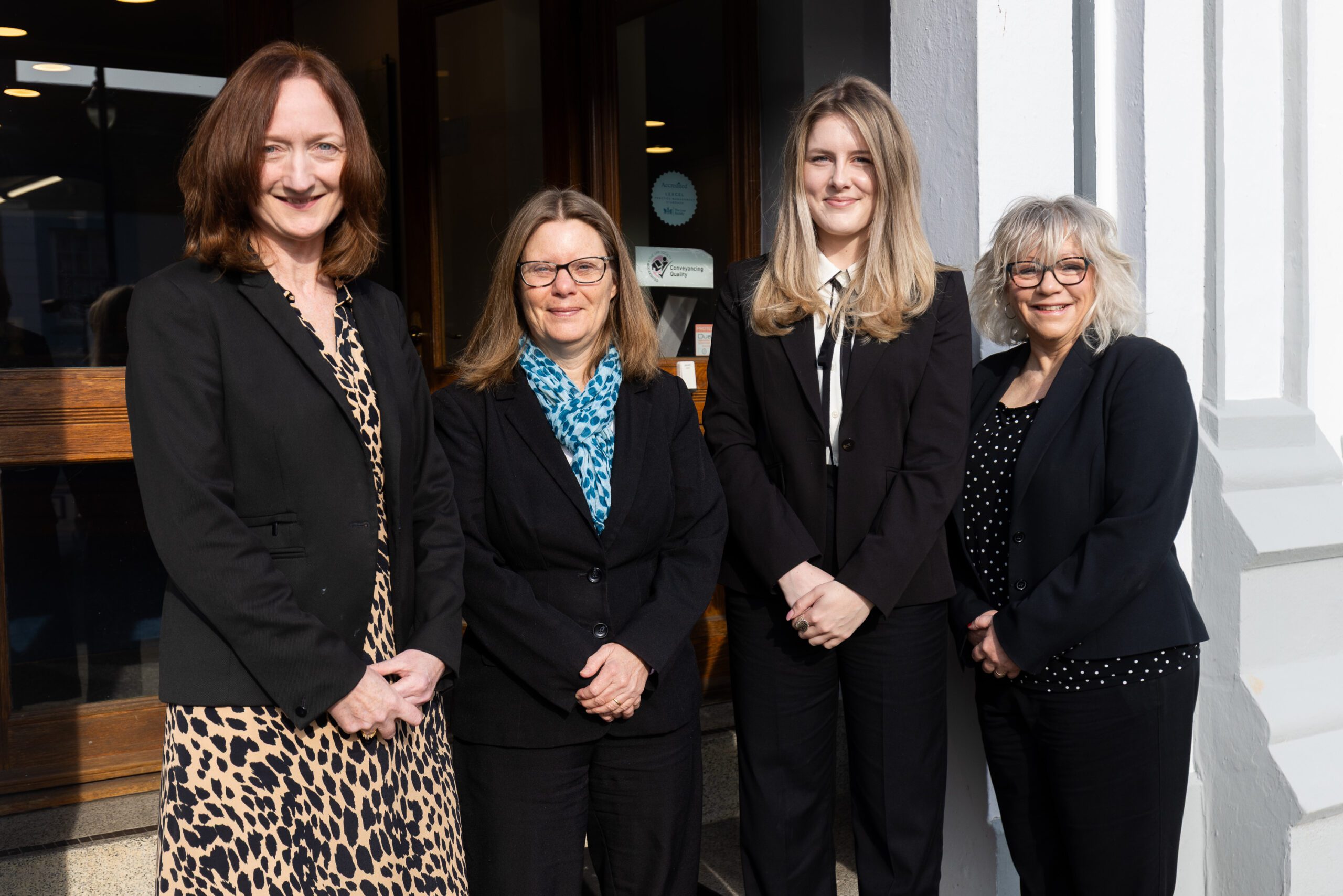 Lindsey Jackson, Jane Blanks, Olivia Clements and Manda Toms